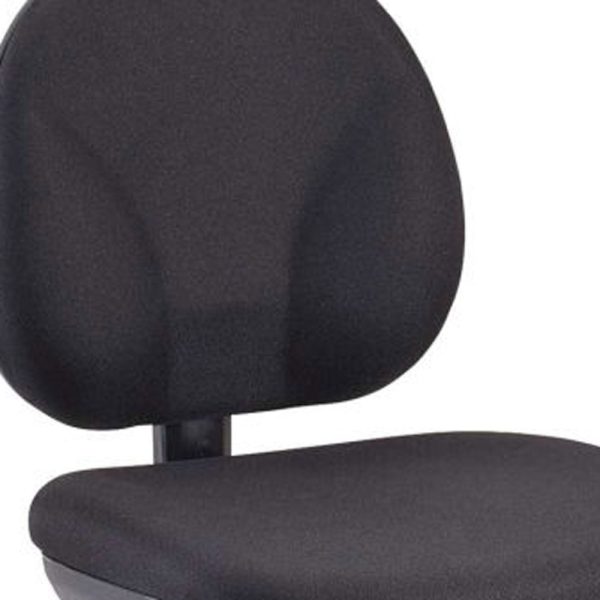 20" x 24" x 41" Black Fabric Chair - Image 5