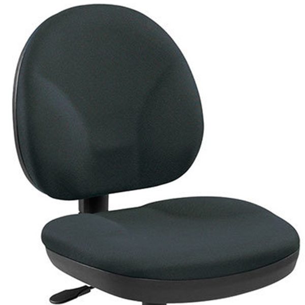 20" x 24" x 36" Ebony Fabric Chair - Image 4