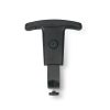 15" x 14" x 8" Black Adjustable Armrests Chair - Image 3