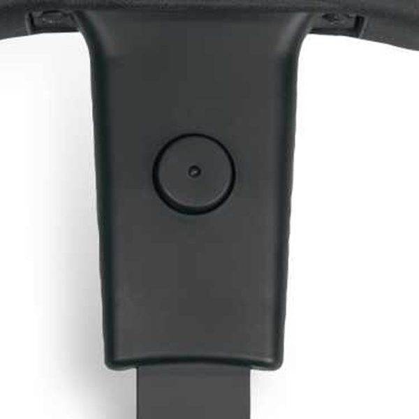 15" x 14" x 8" Black Adjustable Armrests Chair - Image 5