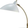 Abstract Oval White Metal Shade Adjustable Desk Lamp - Image 4