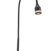 Matte Black Metal LED Adjustable Desk Lamp