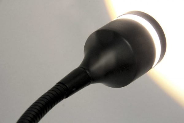 Matte Black Metal LED Adjustable Desk Lamp - Image 2
