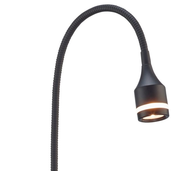 Matte Black Metal LED Adjustable Desk Lamp - Image 4