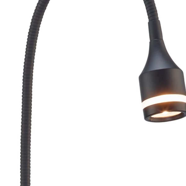 Matte Black Metal LED Adjustable Desk Lamp - Image 5