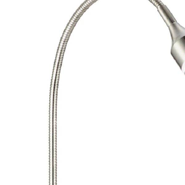 Brushed Steel Metal LED Adjustable Desk Lamp - Image 5