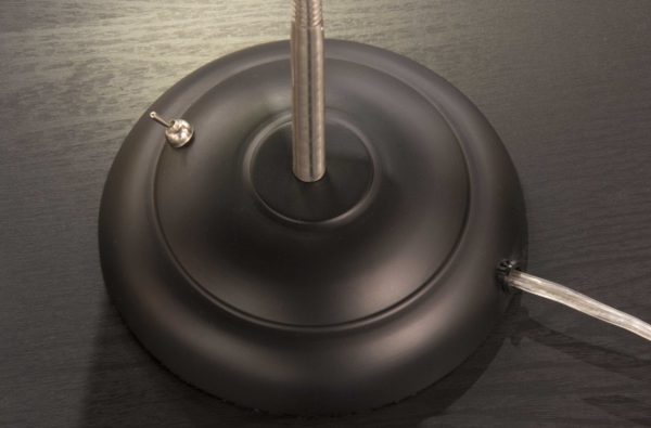 Matte Black Metal Gooseneck Adjustable Desk Lamp - Image 3