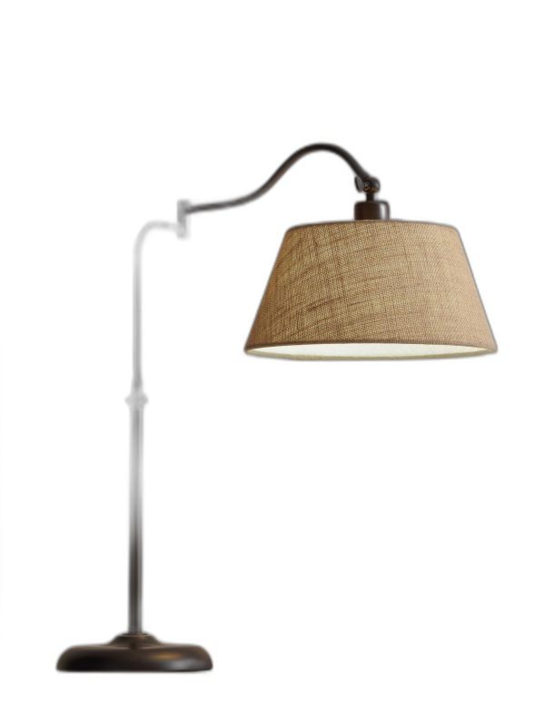Dark Bronze Metal Swing Arm Adjustable Table Lamp - Image 4