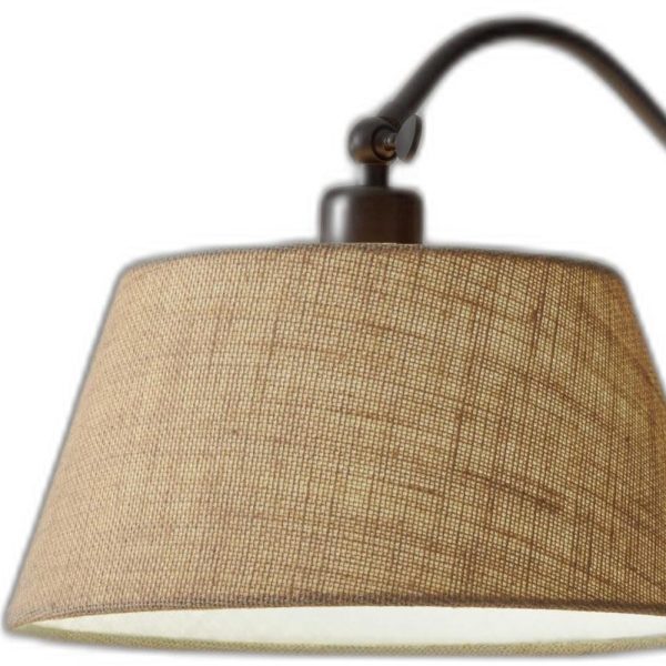 Dark Bronze Metal Swing Arm Adjustable Table Lamp - Image 5