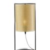 Tall Fashionable Cane Shade Table Lantern Lamp - Image 5
