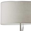 Contemporary Brushed Steel Metal Table Lamp - Image 5