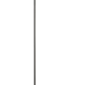 Elemental Brushed Steel Metal Torchiere with White Cone Shade