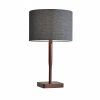 Cozy Cabin Walnut Wood Finish Table Lamp - Image 3