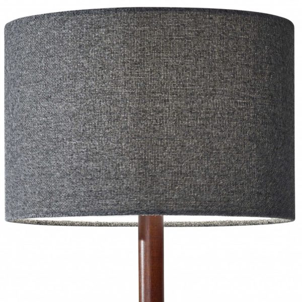 Cozy Cabin Walnut Wood Finish Table Lamp - Image 4