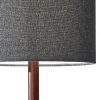 Cozy Cabin Walnut Wood Finish Table Lamp - Image 5