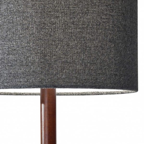 Cozy Cabin Walnut Wood Finish Table Lamp - Image 5