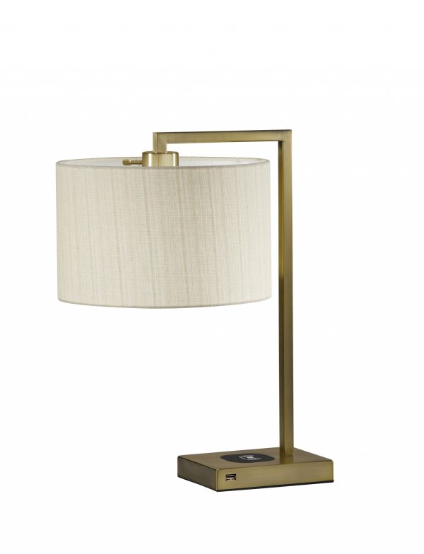 Brass Metal Table Lamp - Image 2