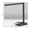 Slender Bar Black Metal LED Charging Desk Light - Image 2