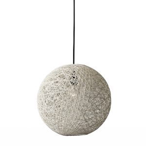 Groovy Rattan String Shade Large Pendant Light