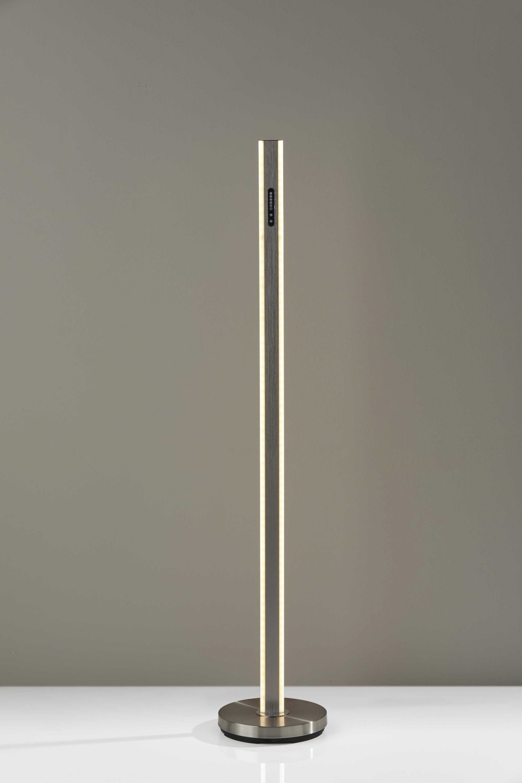 Five Color Glow Stick Floor Lamp in Brushed Steel - Image 3