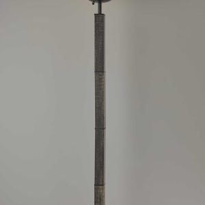Black Wood Deco Torchiere