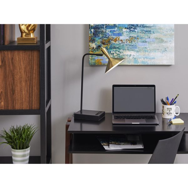 Brass Spotlight Black Metal LED Desk Lamp - Image 5