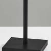 Double Brass Spotlight LED Floor Lamp in Black Metal - Image 5