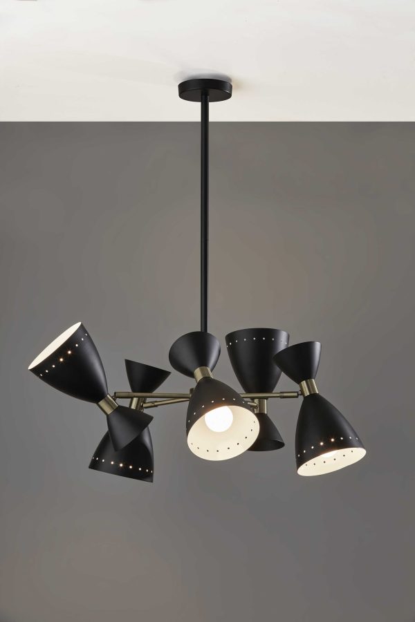 Cinco Diabolo Adjustable Black Metal Pendant - Image 3