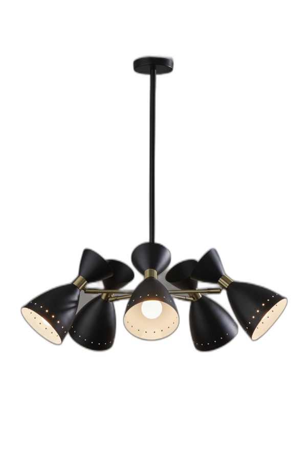 Cinco Diabolo Adjustable Black Metal Pendant - Image 4