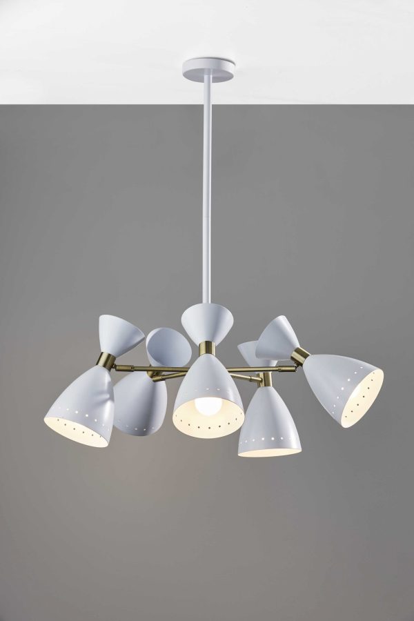 Cinco Diabolo Adjustable White Metal Pendant - Image 2