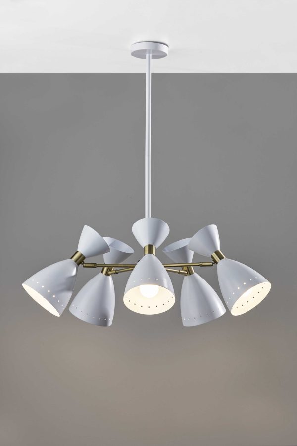 Cinco Diabolo Adjustable White Metal Pendant - Image 3