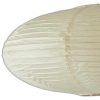 Paper Lantern Floor Lamp Black Metal Crescent Arm - Image 5