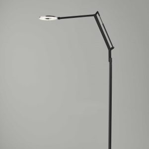 67" Black Task Floor Lamp