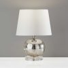 Elegant Silver Mercury Glass Table Lamp
