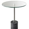 Brushed Steel End Table - Image 2