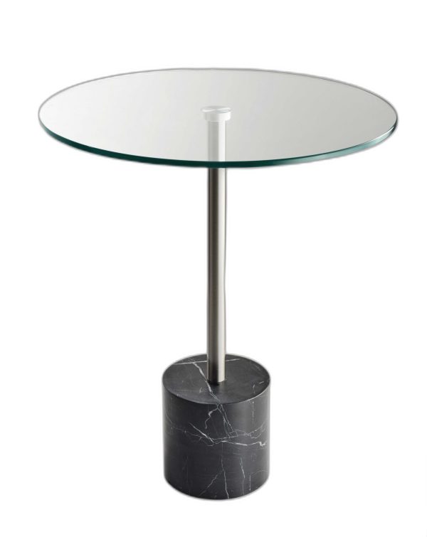 Brushed Steel End Table - Image 3