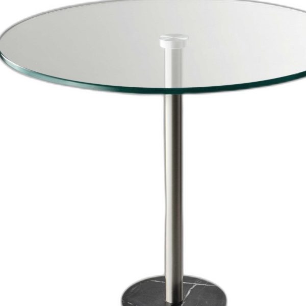 Brushed Steel End Table - Image 4