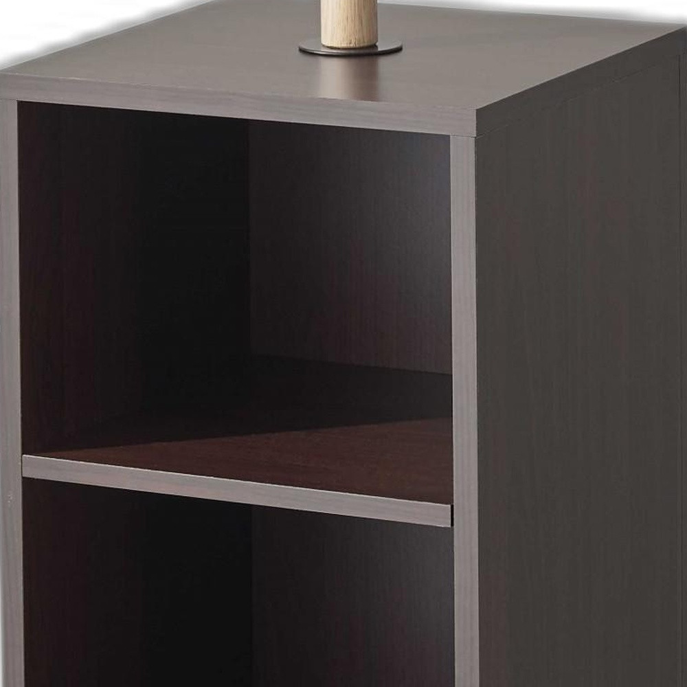 12" X 12" X 69" Walnut Walnut Storage Coat Rack - Image 4