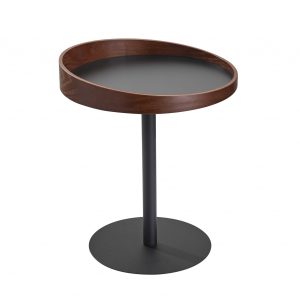 18" X 18" X 20-21.5" Black  End Table