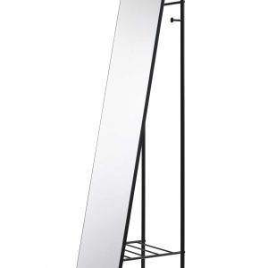 11.75" X 14.25" X 58" Black  Floor Mirror