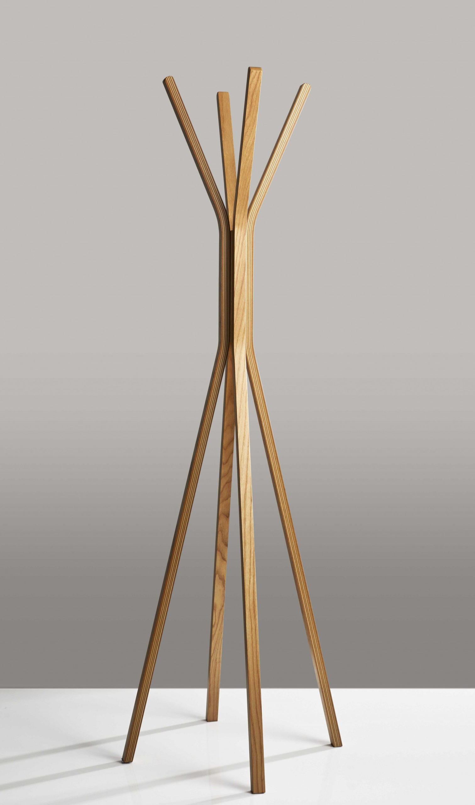 16.5" X 16.5" X 68.25" Natural Coat Rack - Image 2