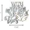 Gold Brave Wings Metal Wall Decor - Image 4