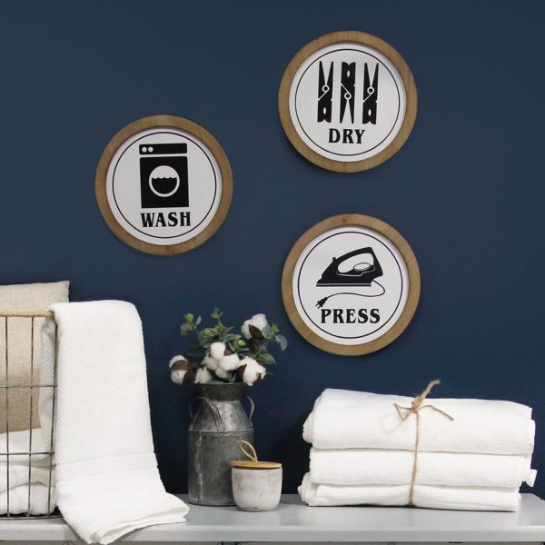 Wash Dry Press Wood Framed Wall Art - Image 2
