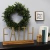 Metal and Wood Faith Table Top - Image 2