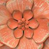 Set of 3 Distressed Stunning Tricolor Metal Flowers - Image 4