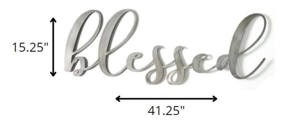 Oversized Blessed Metal Sign - Image 4