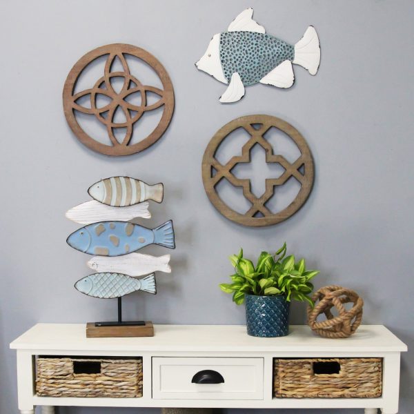 Coastal School of Fish Metal Tabletop - Image 2