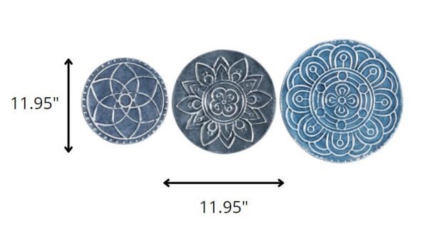 Mykonos Metal Plates Wall Decor - Image 3