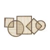 Geometric Whitewash Statement Wall Decor - Image 4