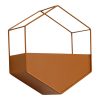 Orange Metal Wall Planter - Image 2